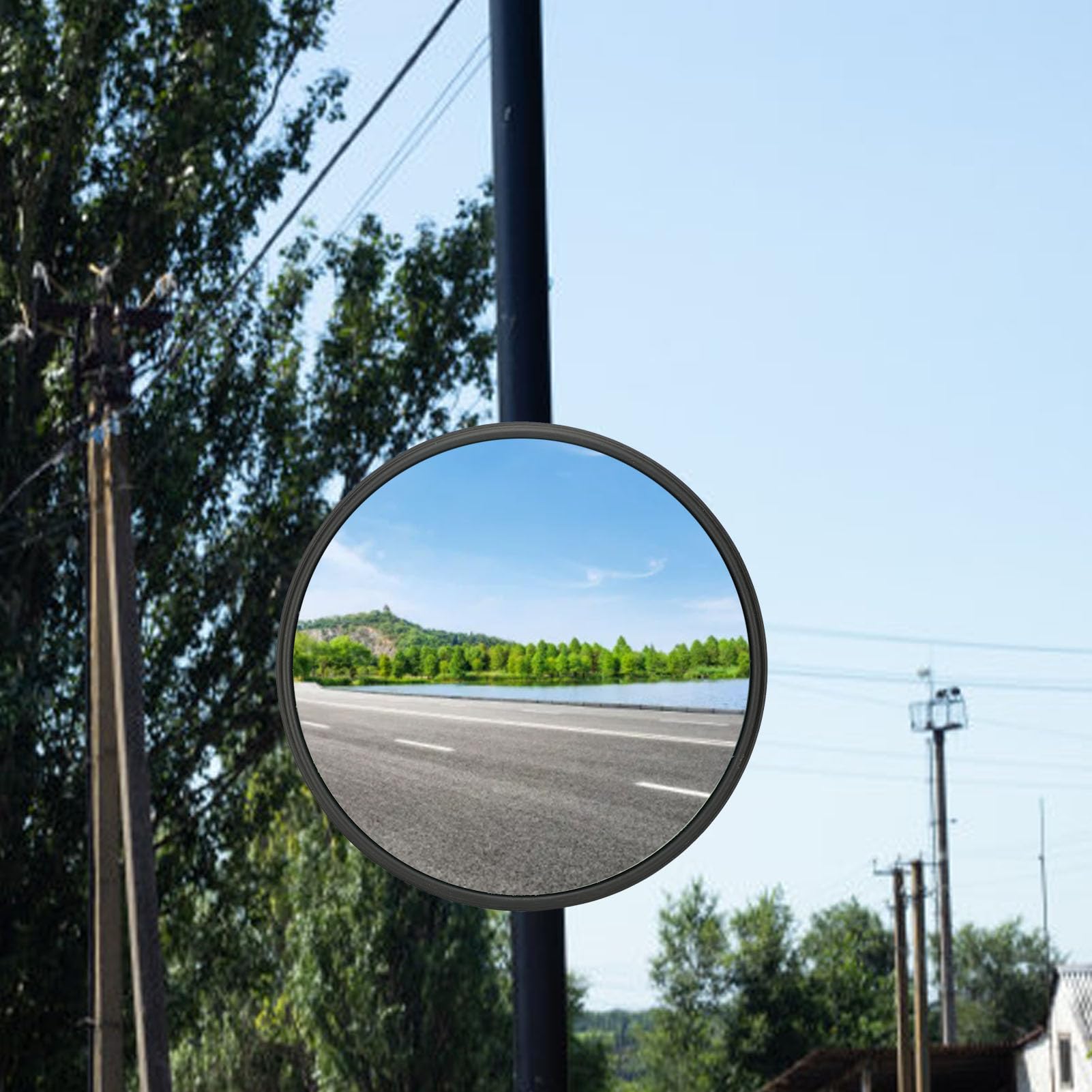 Schimer Miroir Convexe de Circulation, Conception Grand Angle épaissie