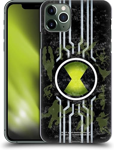 Head Case Designs Funda rígida con licencia oficial de Ben 10 Alien Force Omnitrix Graphics compatible con Apple iPhone 11 Pro Max