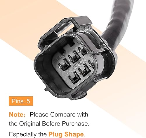 Miniatura 3 de X AUTOHAUX Sensor de oxígeno O2 de la relación de combustible del aire del coche aguas arriba 36531RGWA01 250-25056 para Honda Odyssey 2007-2010