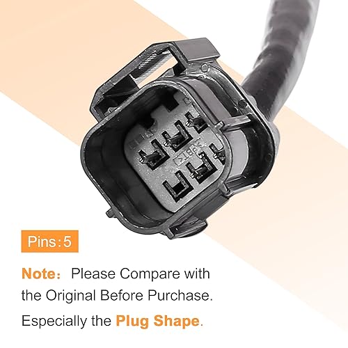 Miniatura 3 de X AUTOHAUX Sensor de oxígeno O2 de la relación de combustible del aire del coche aguas arriba 36531RGWA01 250-25056 para Honda Odyssey 2007-2010