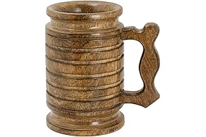 Large Wooden Beer Stein Purse for Men