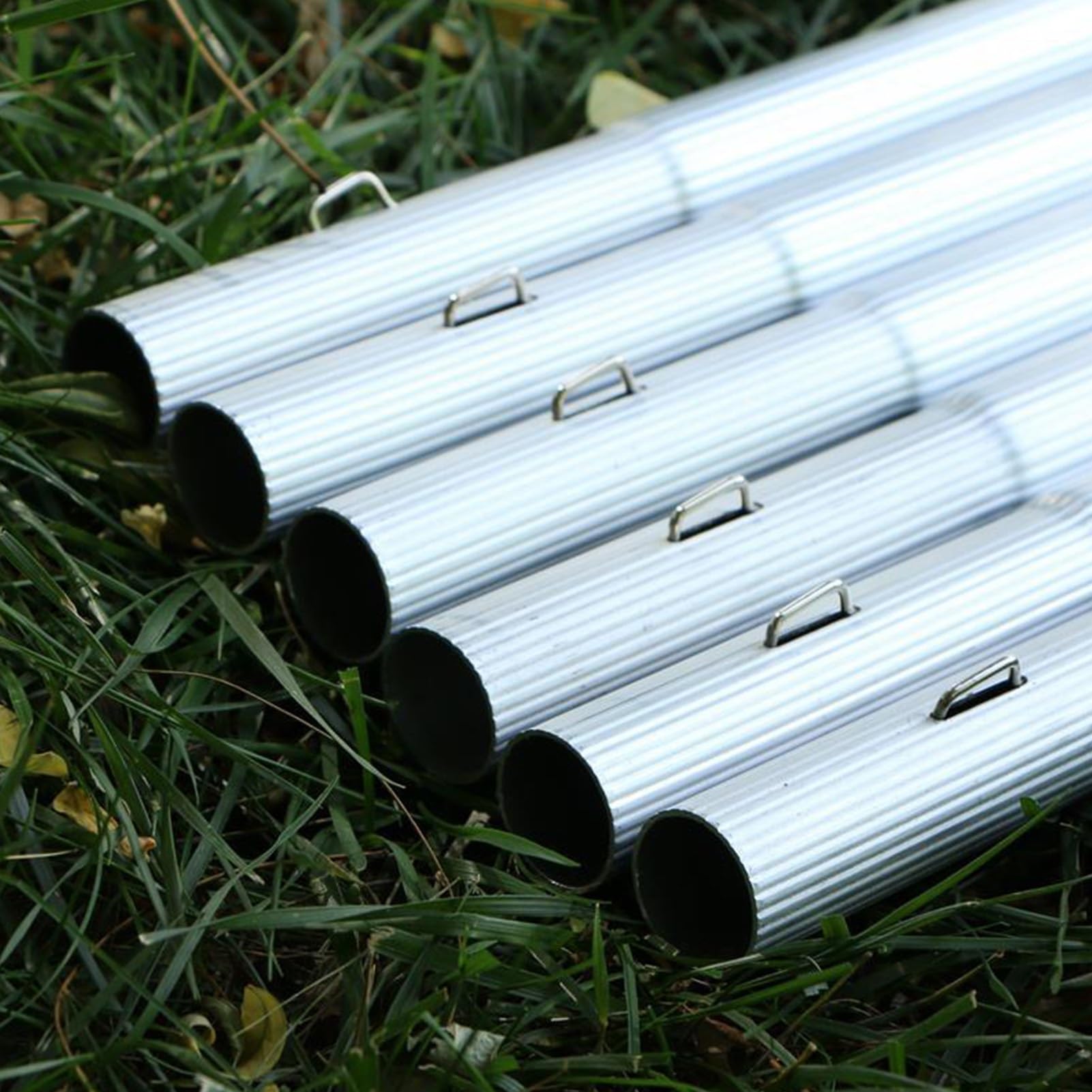 Perche Télescopique De 1 À 12m, Perche de Nettoyage telescopiqu Panneaux solairese, Perche Multi-usages, Aluminium, pour Nettoyage sols, vitres, plafonds(Pôle Unique)(700cm/22.9ft)