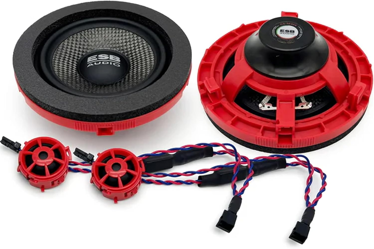 MB Front 100 4" Front Component Speakers Compatible for Mercedes-Benz