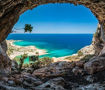 BIGGIES Window Well Scenes and Wall Art-Castaway 100"x60"