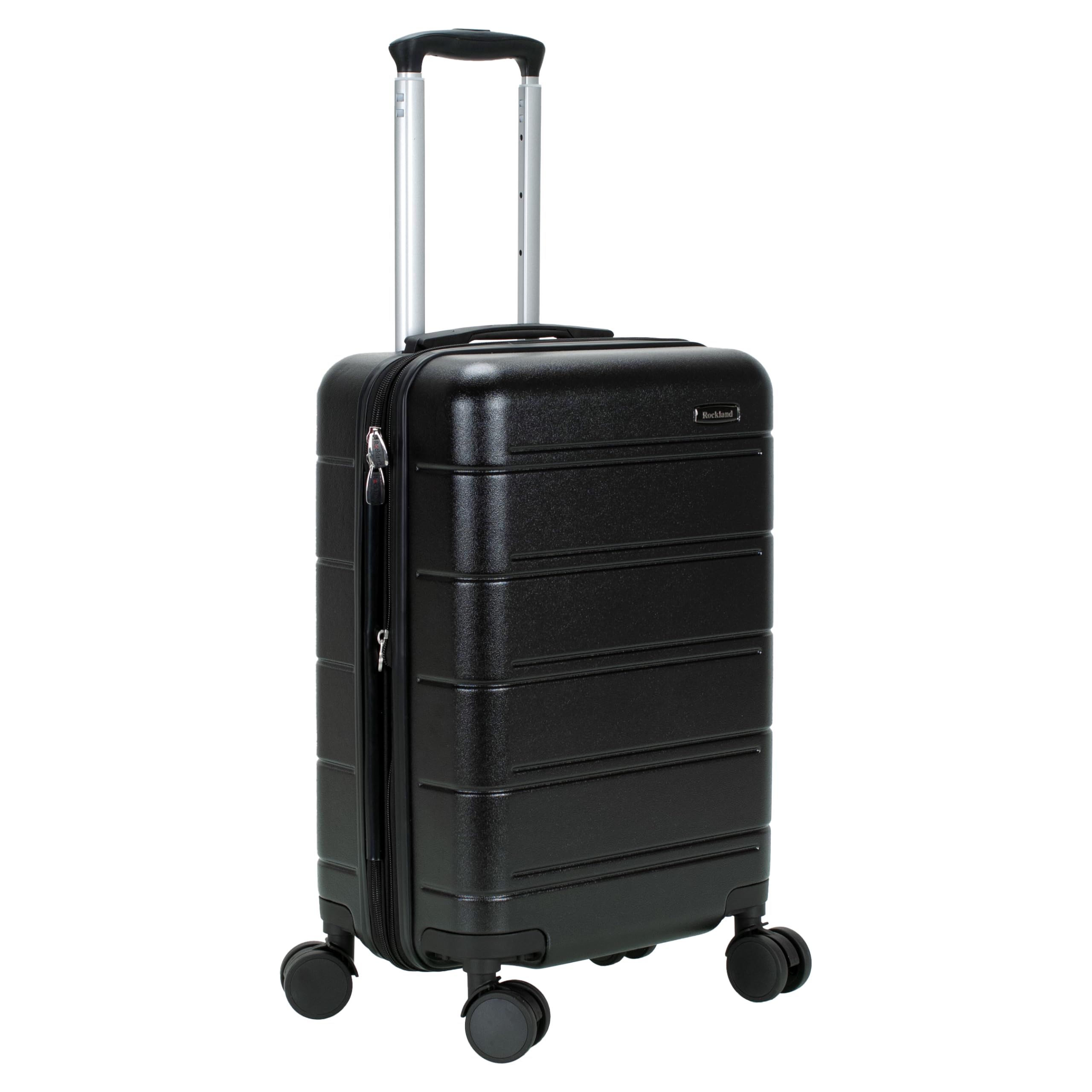 Rockland Tahoe Hardside - Valigetta espandibile con ruote girevoli, colore: Nero