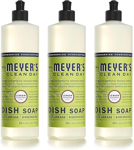 Miniatura 23 de Mrs. Meyer's Clean Day - Jabón líquido para platos lavanda, 16 onzas, paquete de 3