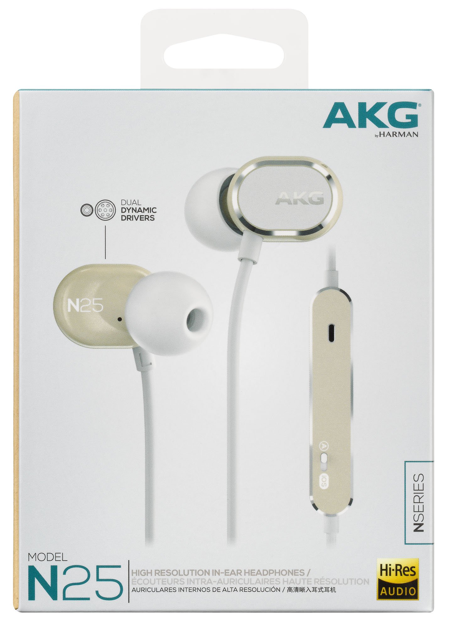 Amazon.co.jp: AKG N25 カナル型イヤホン ハイレゾ対応 デュアル