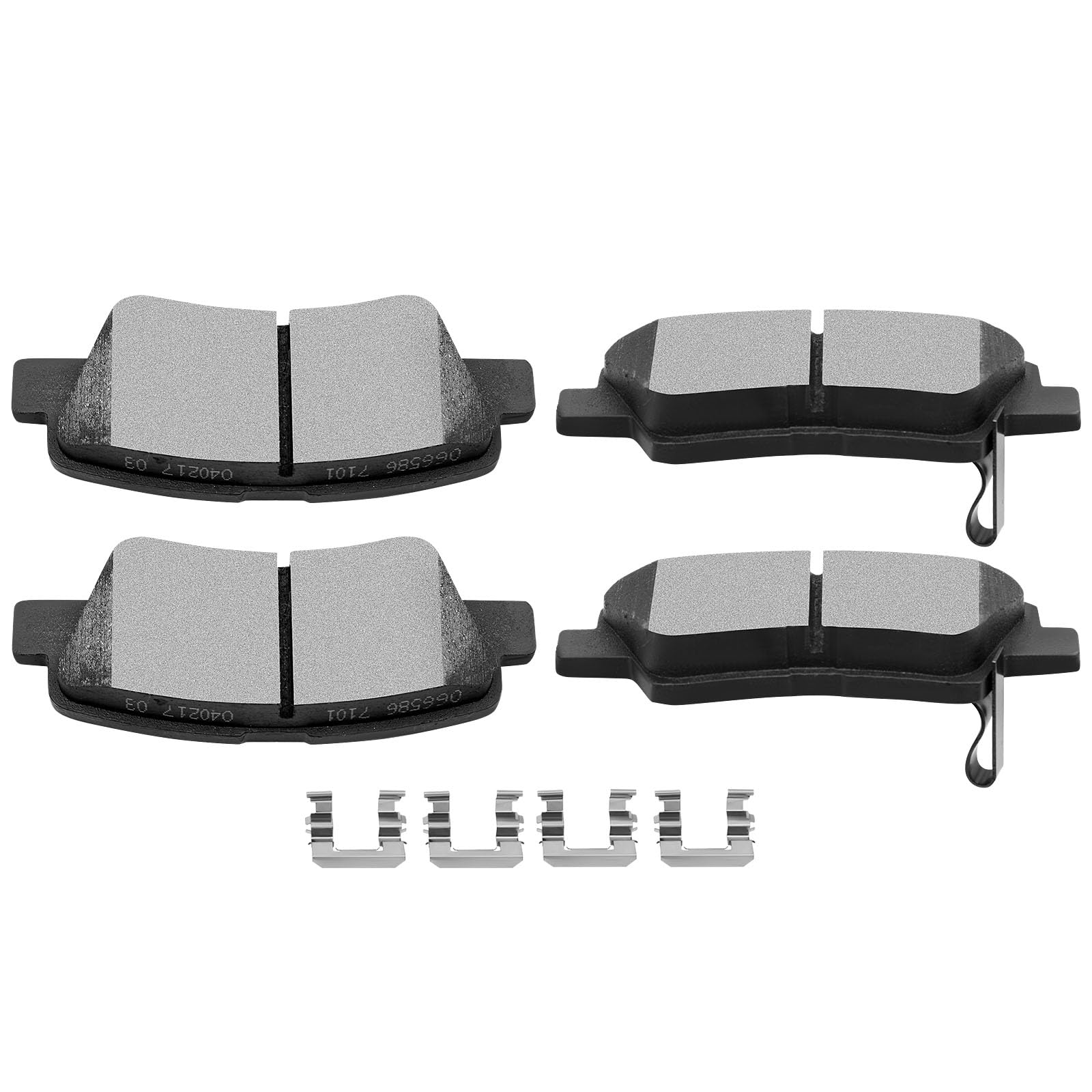 SCITOO D1445 Rear Ceramic Brake Pads Sets Fit For Hyundai Azera 2012-2017,For Hyundai Sonata 2009-2014,For Kia Optima 2011-2015