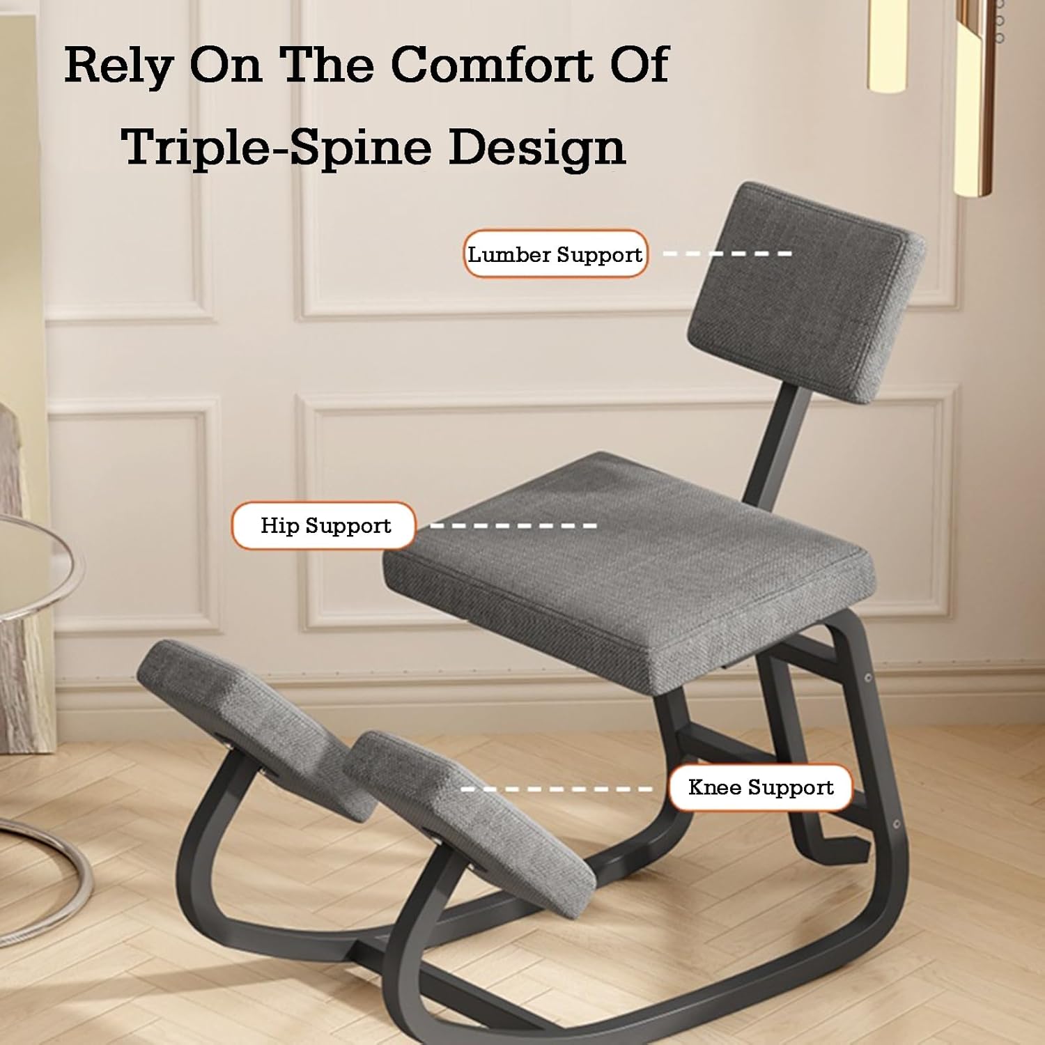 オフィスチェア 腰痛 チェアスタンド 立ち姿勢サポート 背もたれ調節