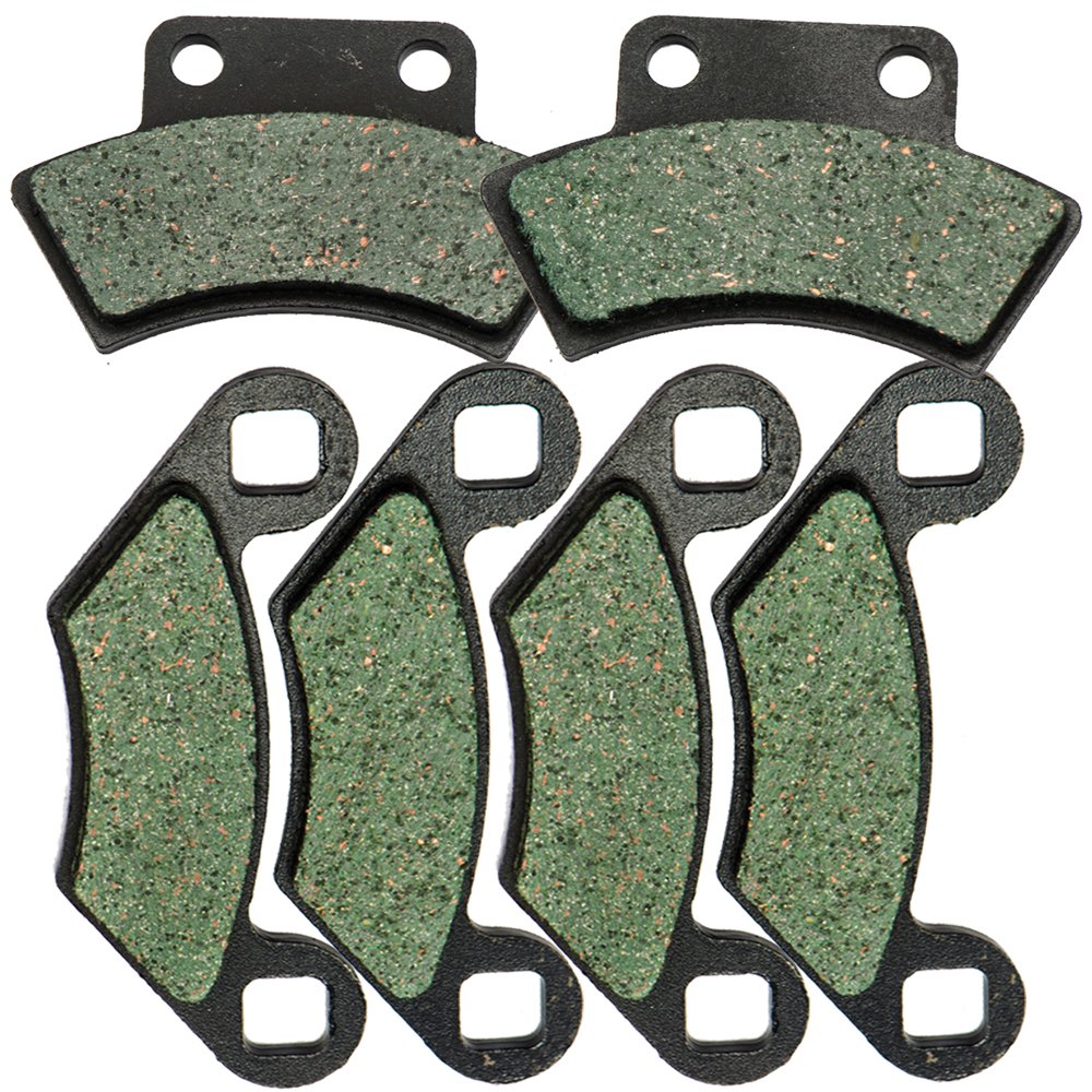 Caltric Front Rear Brake Pads Set For Polaris Xplorer 500 1997 ATV Semi-Metallic - View #5