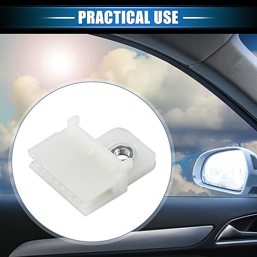 Miniatura 2 de 2 clips de retención de canal de vidrio para puerta de ventana, 1.69 x 1.38 x 0.75 pulgadas, clip de marco universal para automóvil, camión,