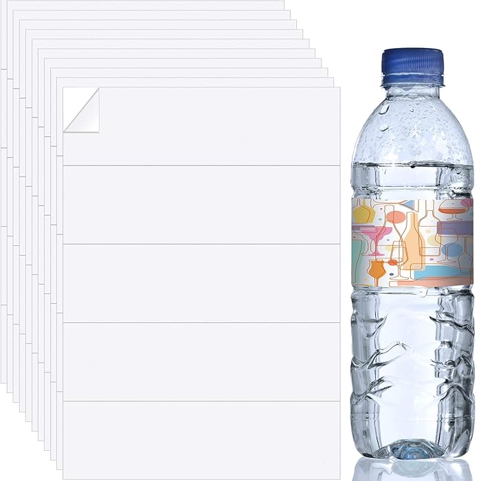 Buy Blank Water Bottle Label Stickers White Wraparound Bottle Labels Buy Blank Water Bottle Label Stickers White Wraparound Bottle Labels