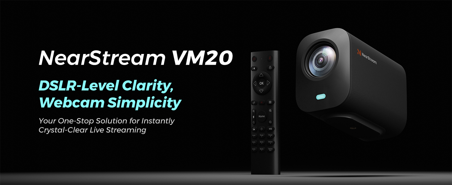 Amazon.com: NearStream VM20 4K USB Streaming Camera with 40X