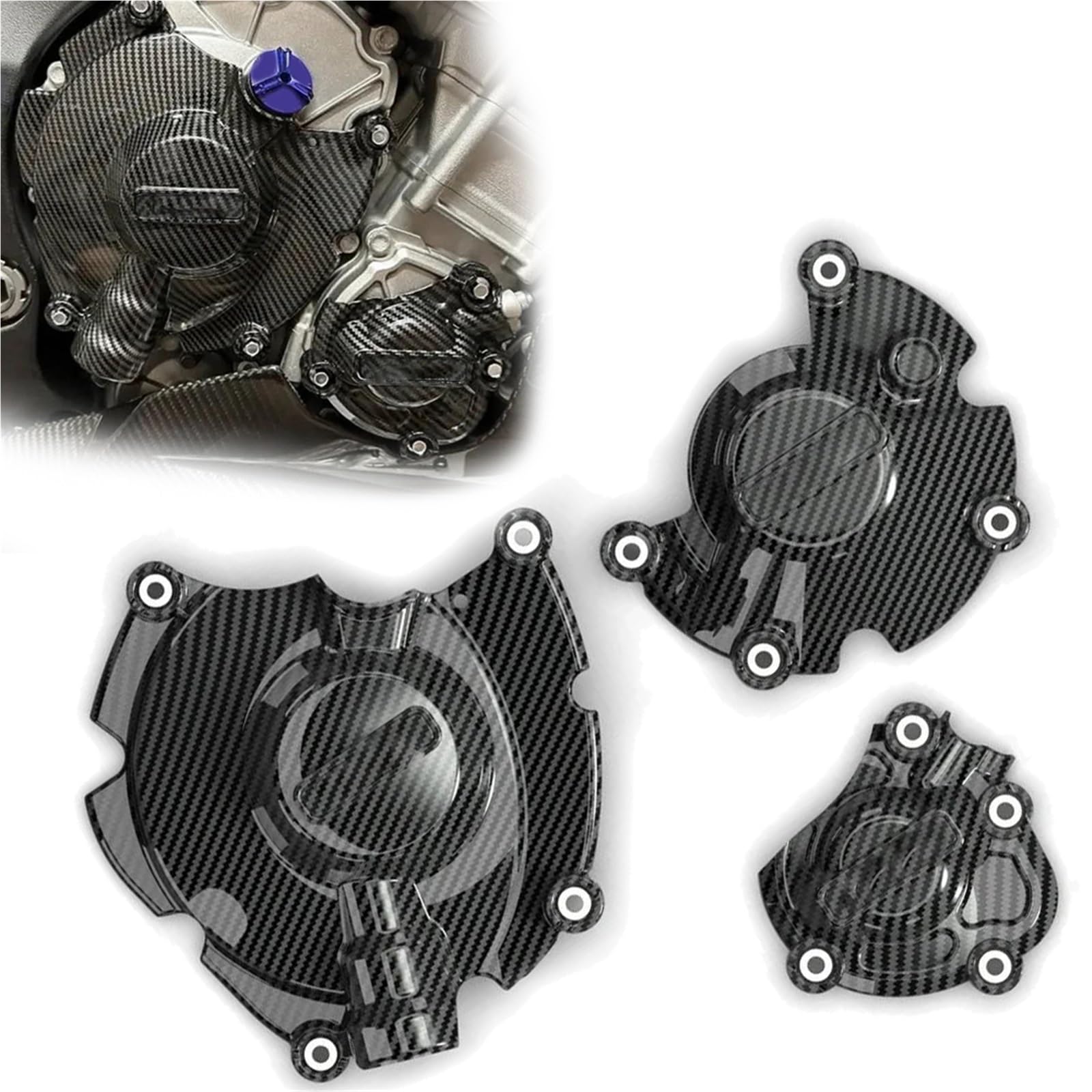 Housse de protection moteur moto antichute carter Yamaha YZF R1 R1M 2015-2024