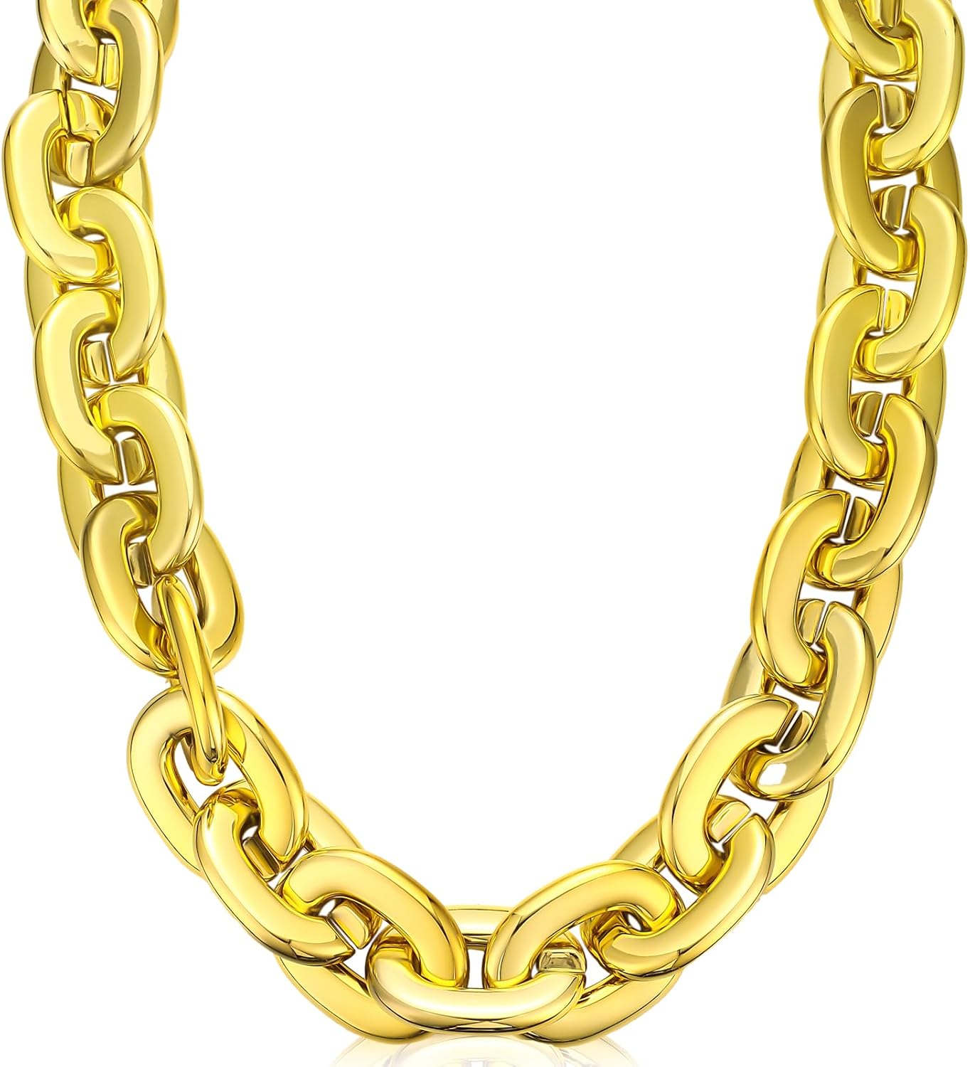 Remuuly Halloween Plastic Chain Necklace Chunky Hip Hop