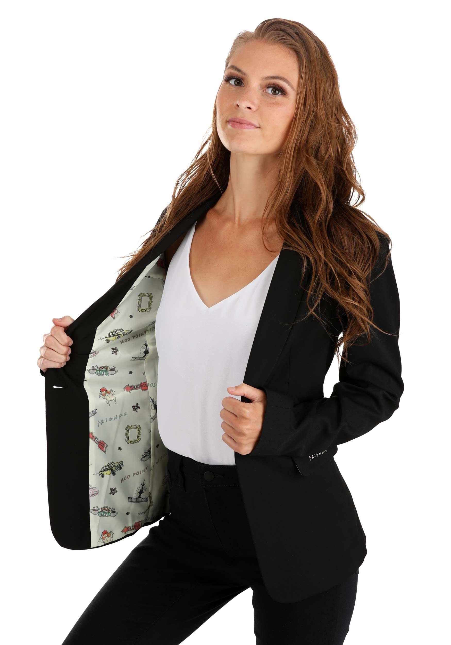 Women's Black Blazer 90's Nostalgic Casual Suit Jacket