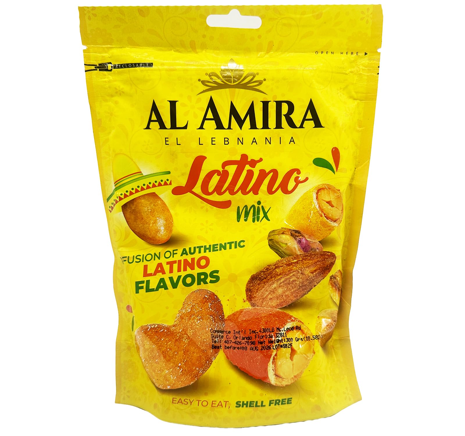 Amazon.com : Al Amira - Latino Nut Mix, Roasted & Salted Shell