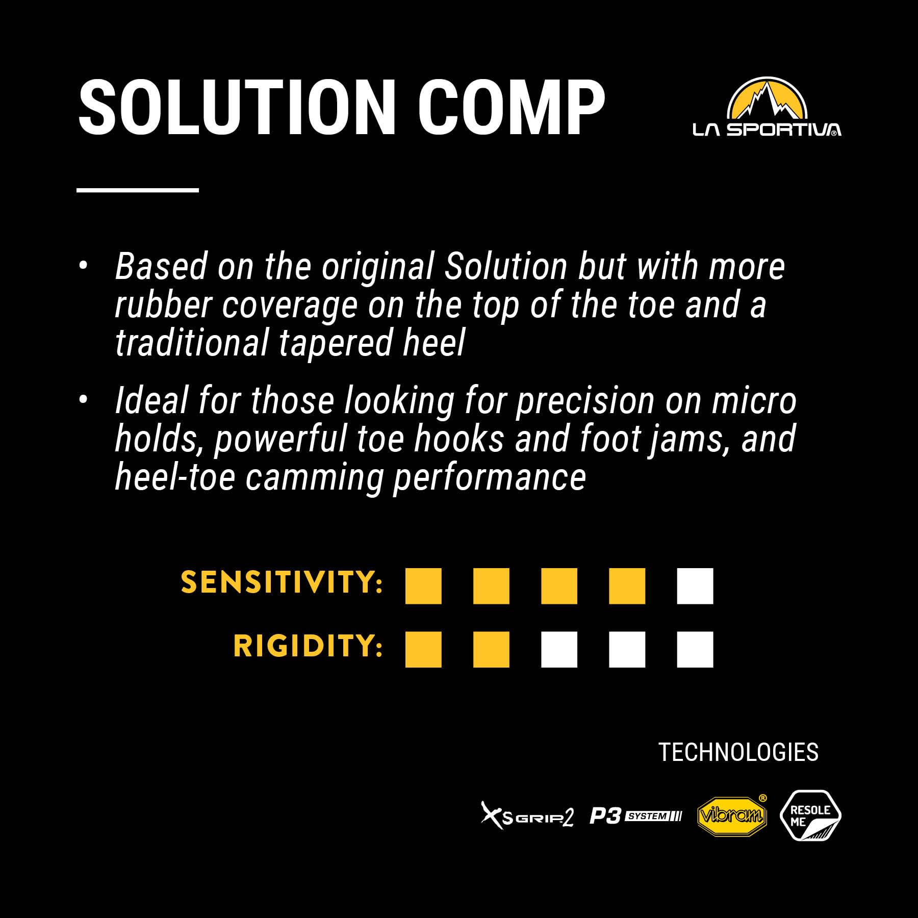 La Sportiva Solution Comp - Zapatos de escalada para hombre