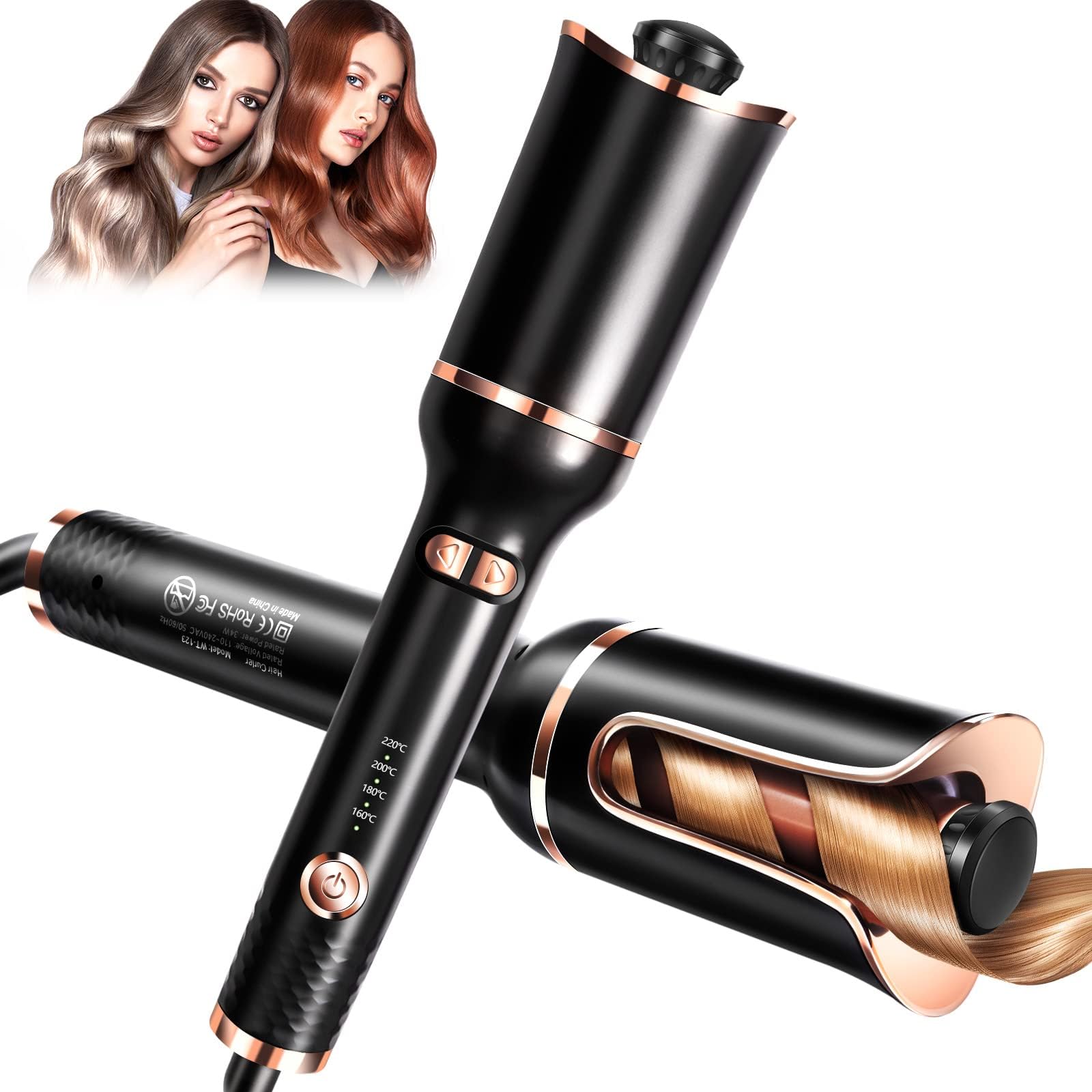 Automatic Curling Iron, Automatic Hair Curler with 1