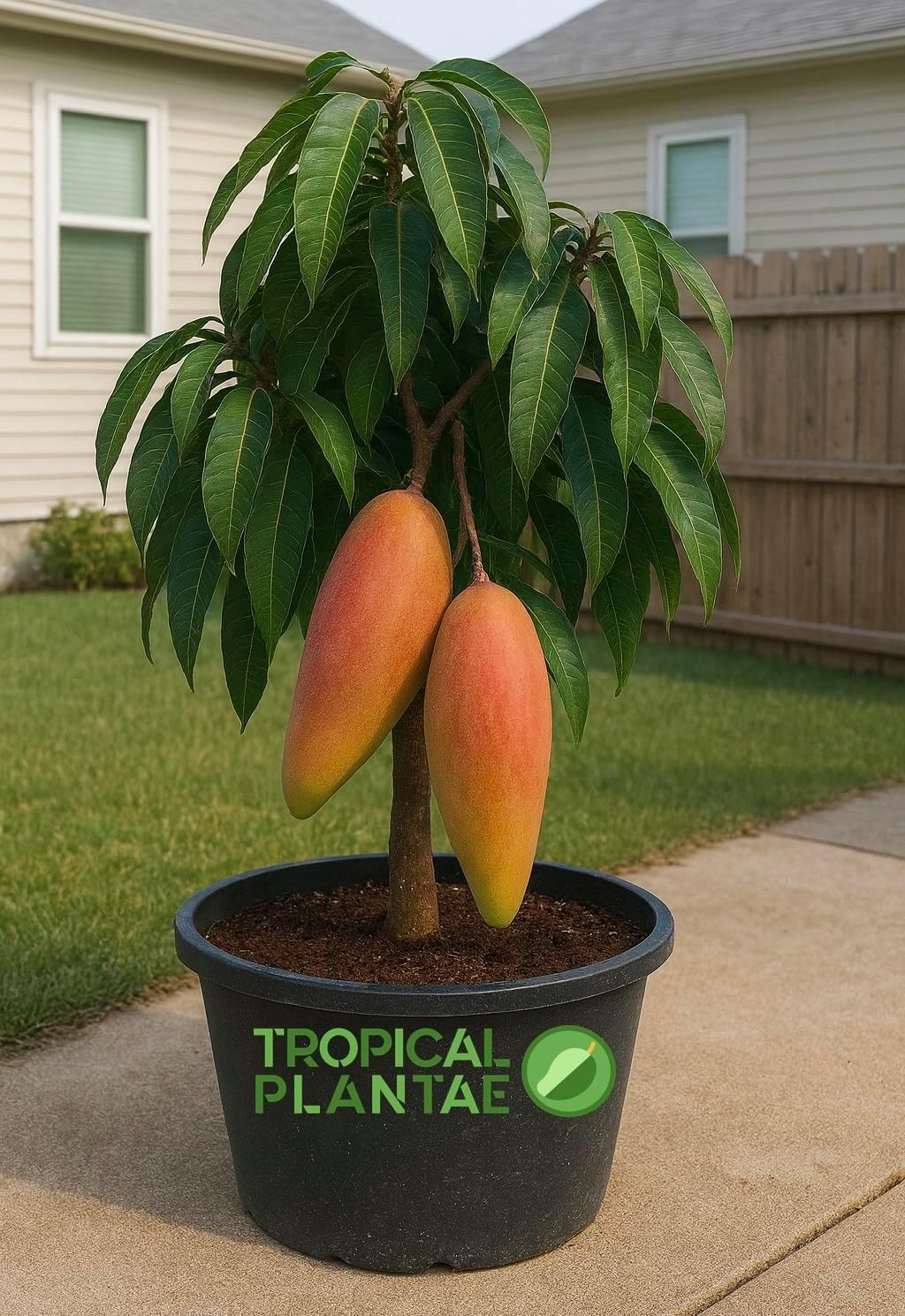 Grafted Ivory Mango Tree – Live Tropical Fruit Tree – Premium Variety – USDA Certified Tropical Plantae