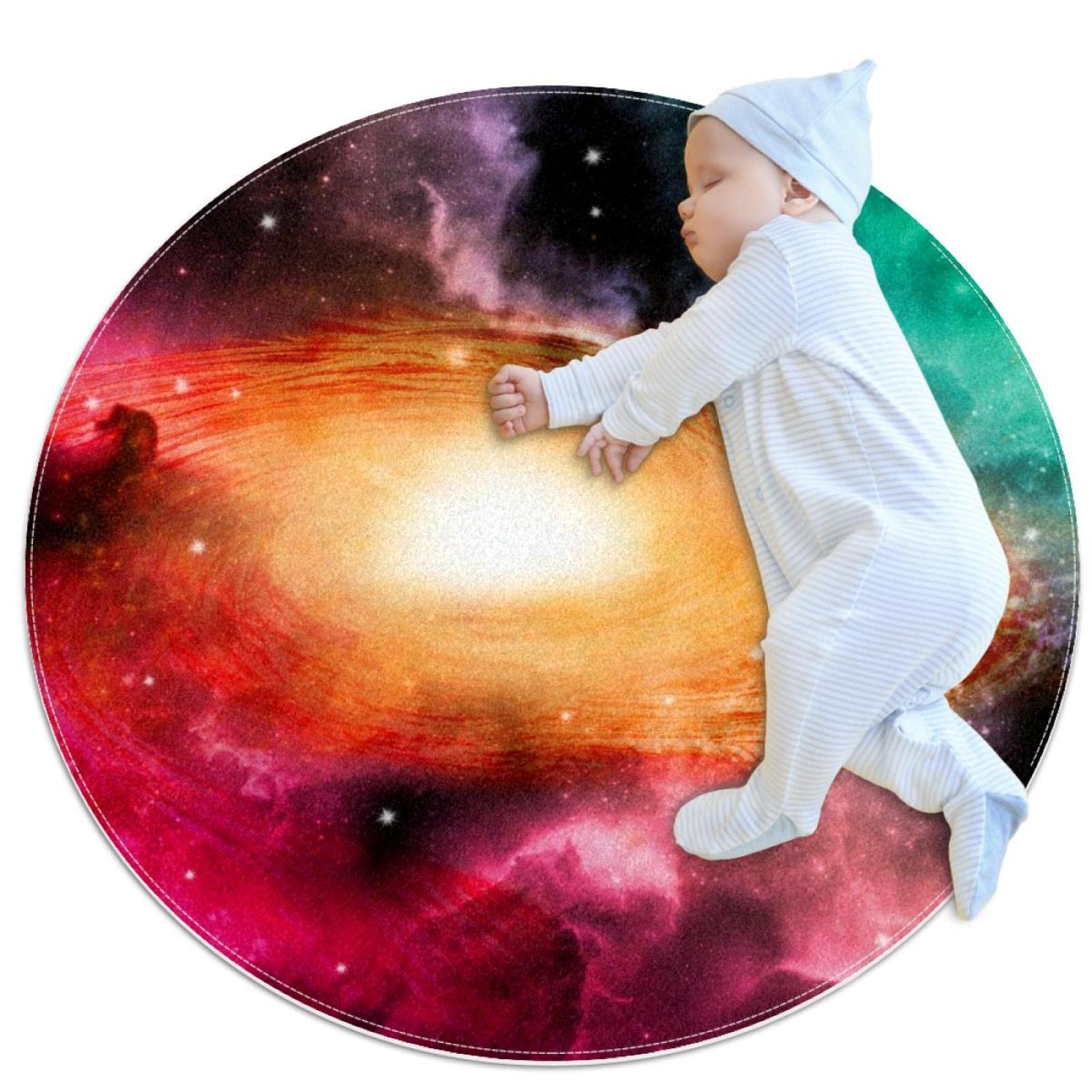 Alfombra redonda para niños antideslizante que aísla del suelo