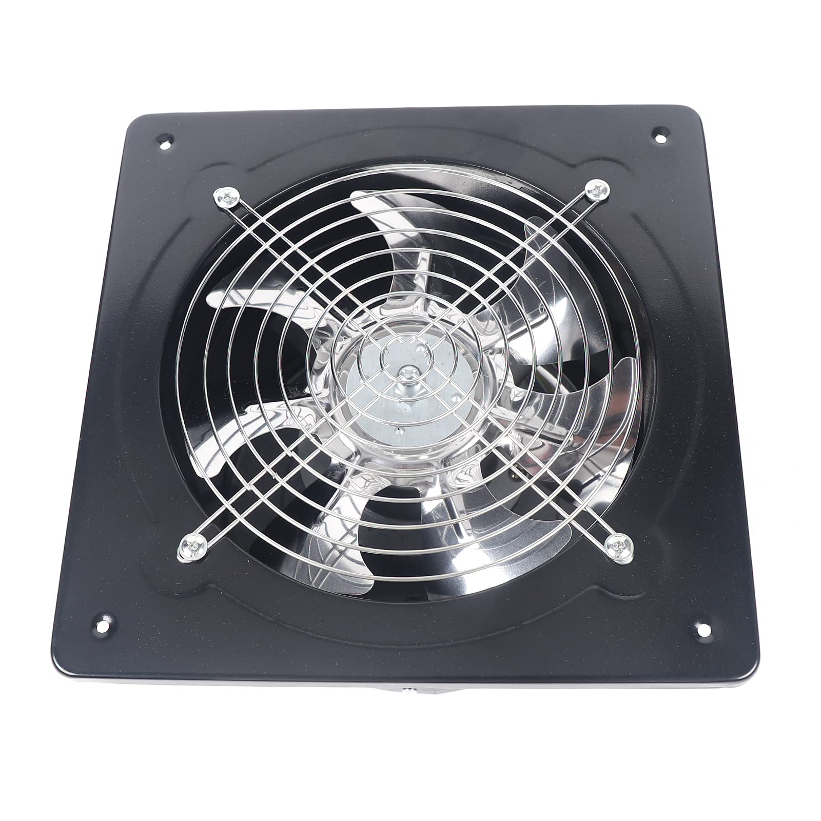 Ventilador extractor de aire de 80 W, ventilador axial de 1250 ㎡/h, ventilador de cocina, ventilador de metal, montaje en pared, para casa, garaje, baño, ventilación industrial
