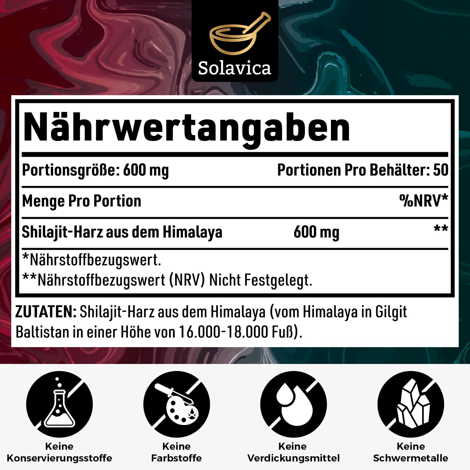 Shilajit Harz - Original Himalaya Shilajit mit Fulvinsäure und Spurenmineralien, Vegan & Ohne Zusätze,30g (2er Pack)