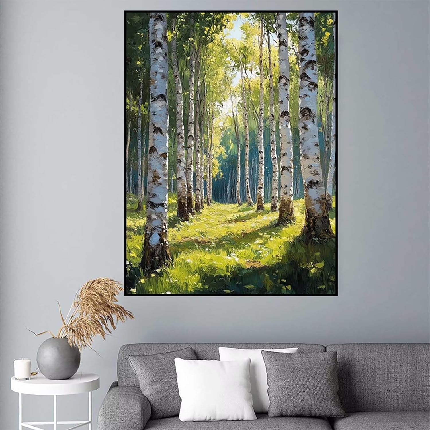 森 数字油絵 風景 Paint by Numbers DIY ハンドメイドクラフトアート 大人 クリエイティブウォールアート ペイン