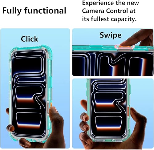 Miniatura 5 de Funda impermeable para iPhone, IP68, a prueba de golpes, a prueba de polvo, con protector de pantalla integrado, funda protectora de cuerpo completo