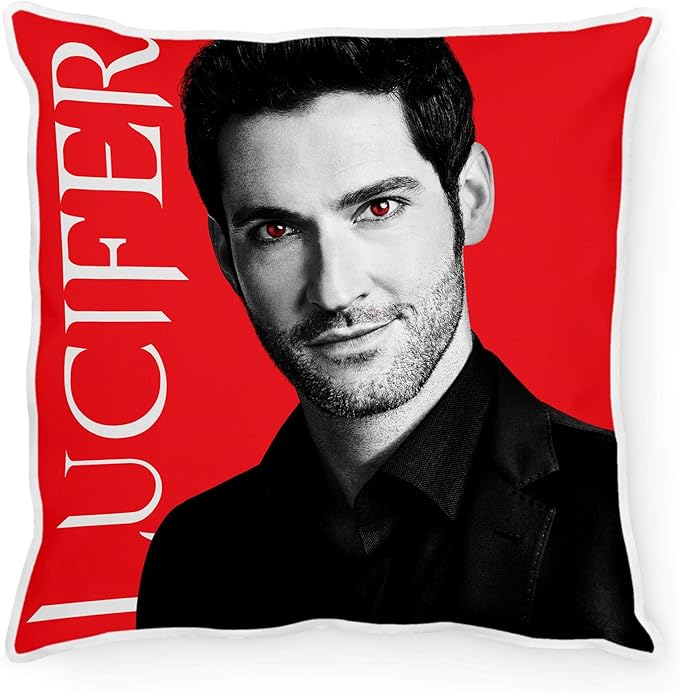 Kanto Factory Coussin Lucifer Morningstar Tom Ellis Amazon Fr Cuisine Et Maison