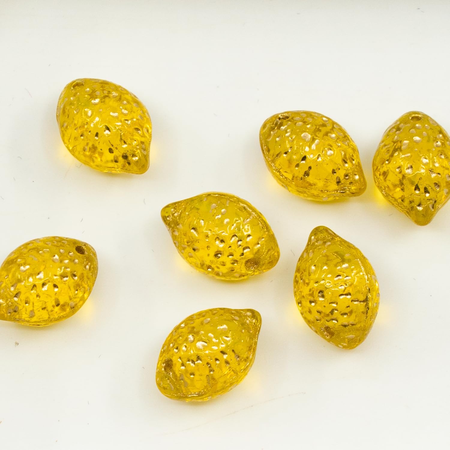 Outlet 10 Grams Mushroom Button Beads, 6 x 5 mm, White Terracotta Copper (02010-15435), Glass, Czech Republic
