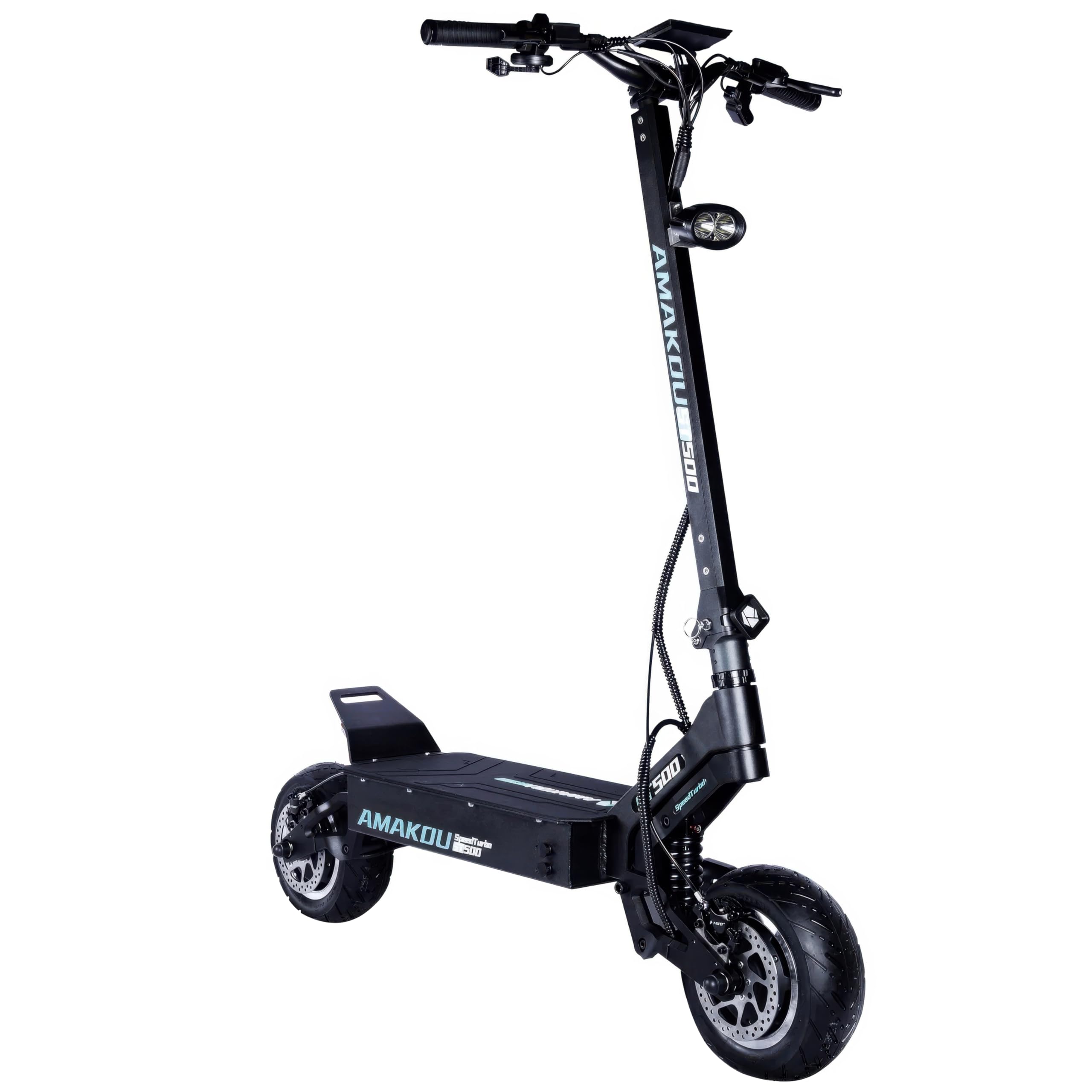High-Performance Electric Offroad Scooter - 70 MPH Fastest Dual Motor 10000W 75-Mile Range 11 Off-Road Tires 72V 40Ah