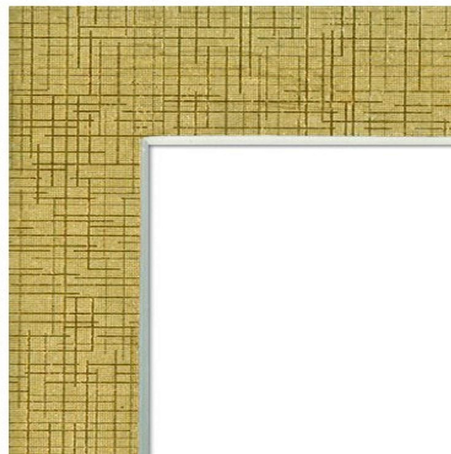 Imperial Frames Gold-Colored Textured Mattboard, Fits 3-1/2 by 5-Inch Pictures into 5 by 7-Inch Frame