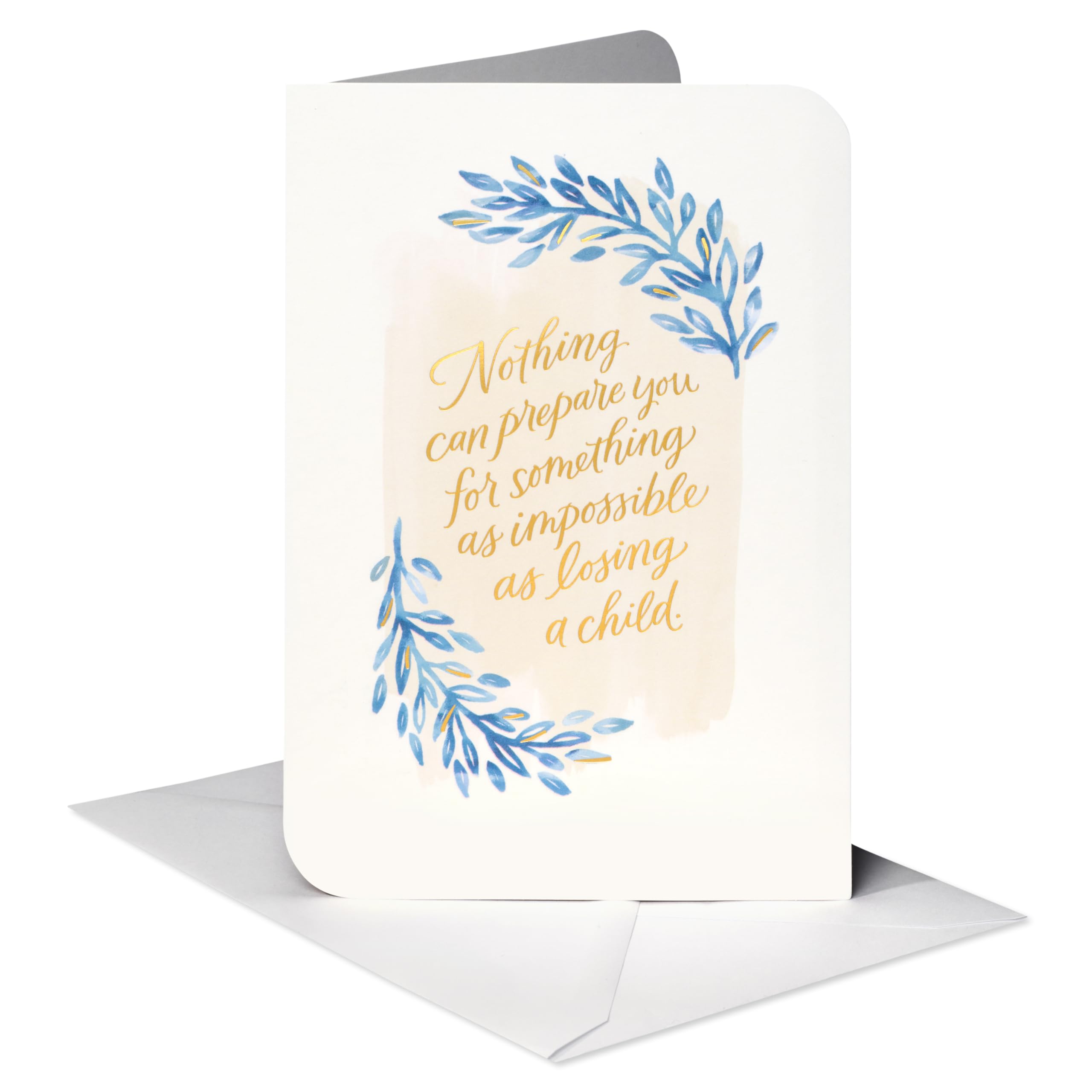 American Greetings Sympathy Card for Loss of Child (Thoughts are With You)