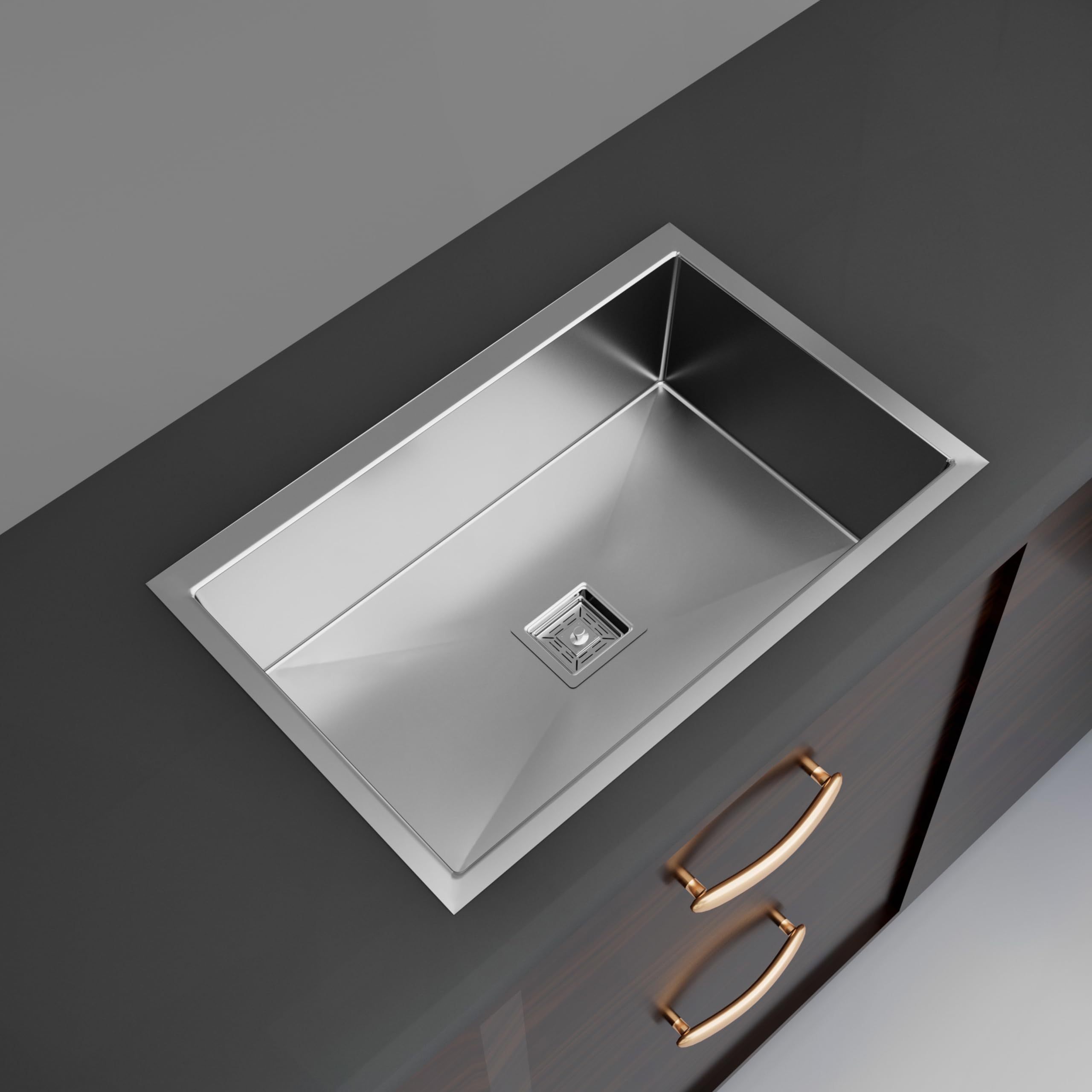 RESPITE Handmade 24"X18"X10" Premium Stainless Steel Kitchen Sink Single Bowl (Silver) With Sink Coupling and Waste Pipe. (B0BYJXT49T) Amazon Price History, Amazon Price Tracker