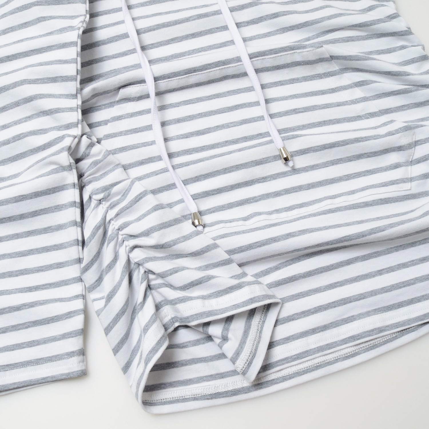 GINKANA Umstands-Shirts, quadratischer Ausschnitt, schmale Passform, T-Shirt, Schwangerschaft, Basic, Langarm-Shirt für den täglichen Gebrauch