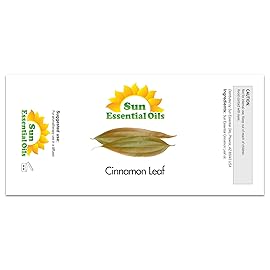 Sun Essential Oils Cinnamon Leaf Essential Oil 16oz for Diffuser, Aromatherapy, and Calming