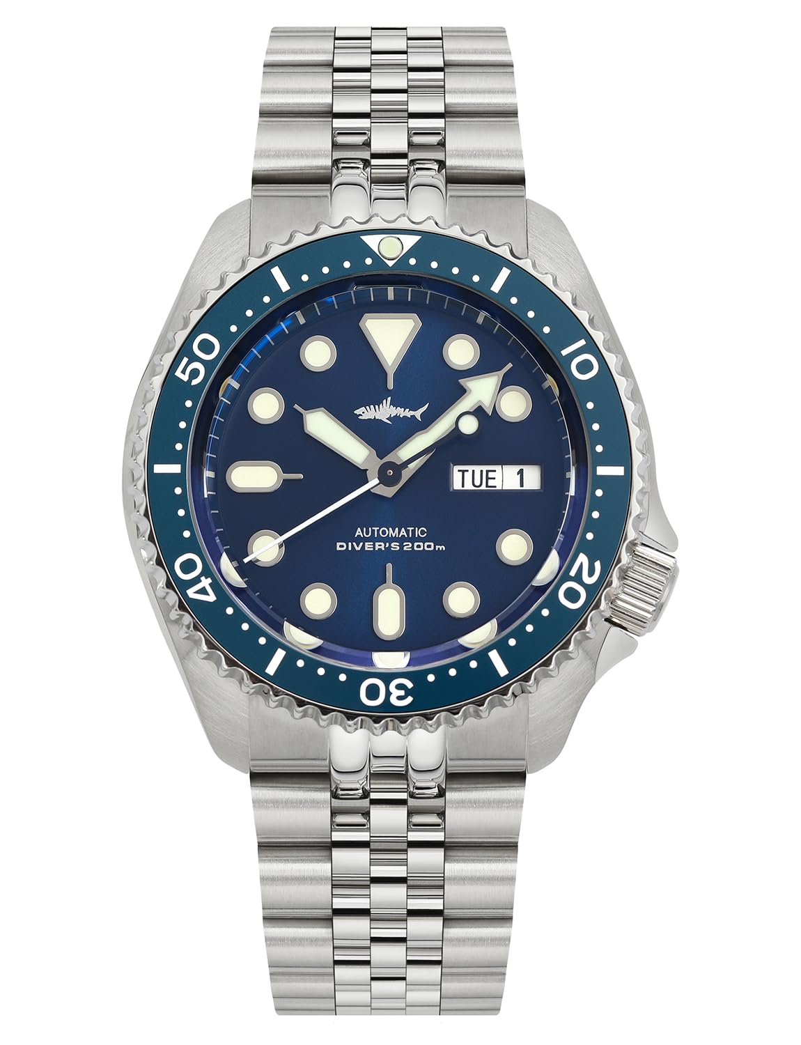 Heimdallr SKX007 Watches for Men, NH36A Movement Sapphire Crystal 200M Diving Automatic Watches C3 Luminous, 42mm Dial
