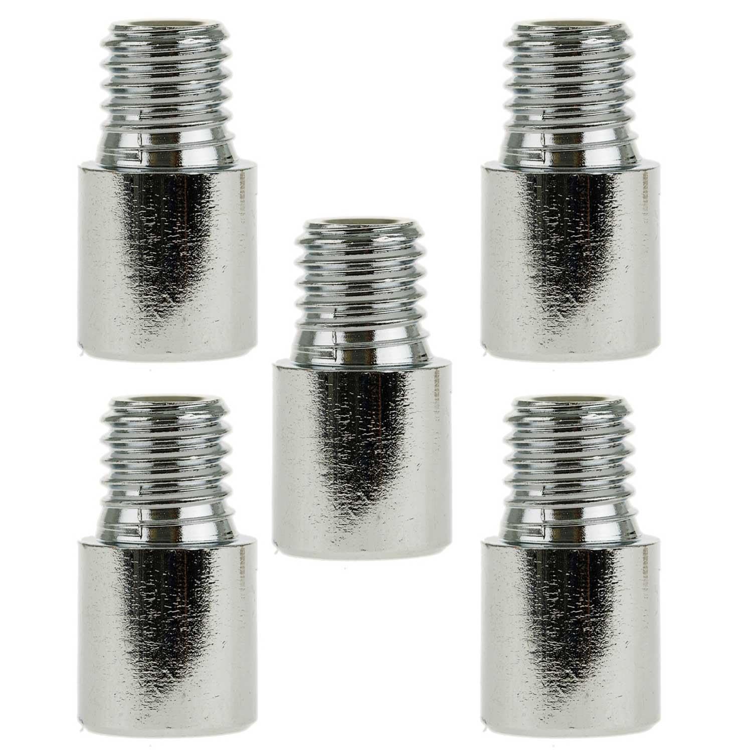 5 x Chrome Back Plate Extension Fixing for Munsen Rings M10 Thread