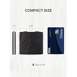 OMIRO 1X/3X Magnifying Mirror, Unique Painting Compact Mirror with Classical PU Leather (Red Flower Mandala)