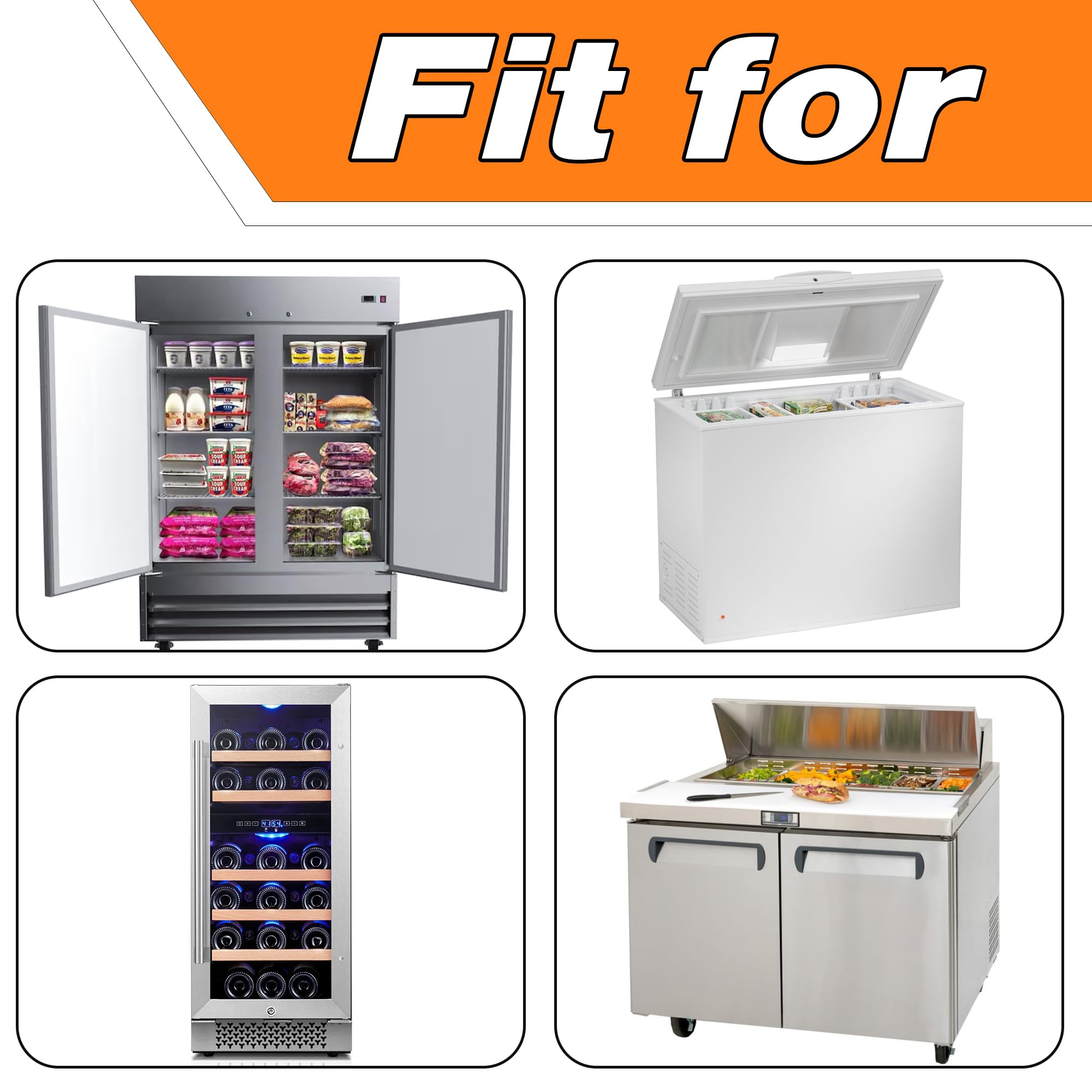 Controlador de temperatura Dixell XR06CX-4N1F1 con sonda de detección de temperatura, controlador de termostato digital para refrigeradores/congeladores comerciales de 120 V 50-60 Hz