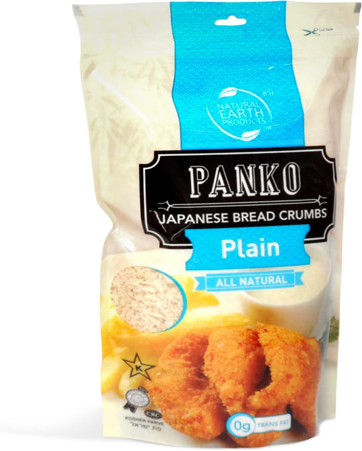 Natural Earth Products Panko Breadcrumbs, Japanese Bread Crumbs Plain