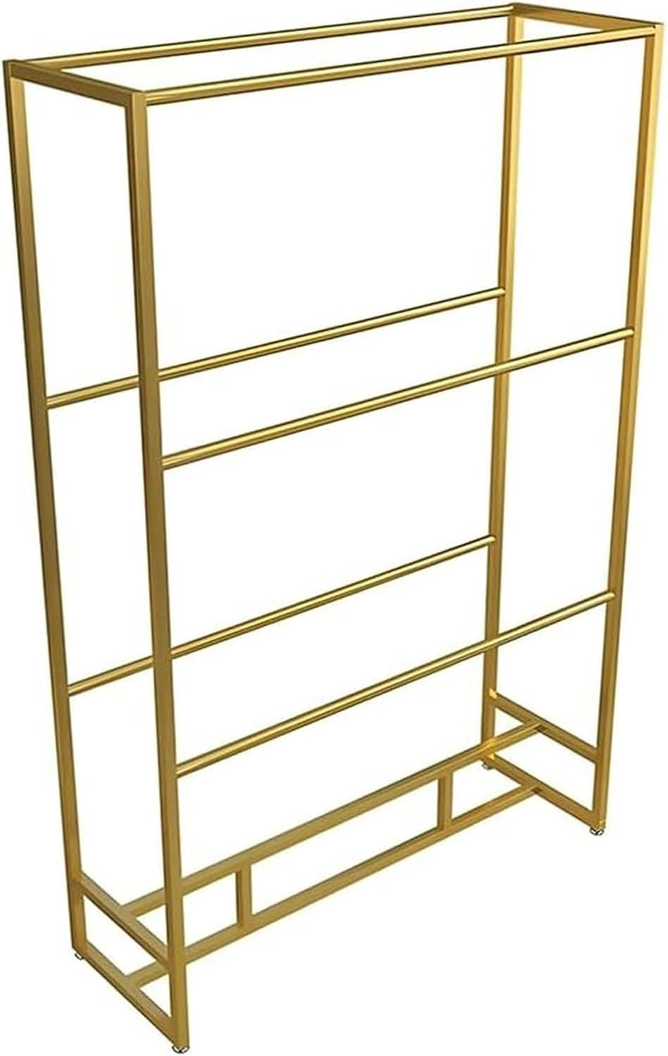 Metal Fabric Display Rack - Floor-Standing Organizer for Quilts, Fabrics, Bed Sheets, Towels & Silk Scarves - Ideal for Boutique & Commercial Use, Durable Metal Construction