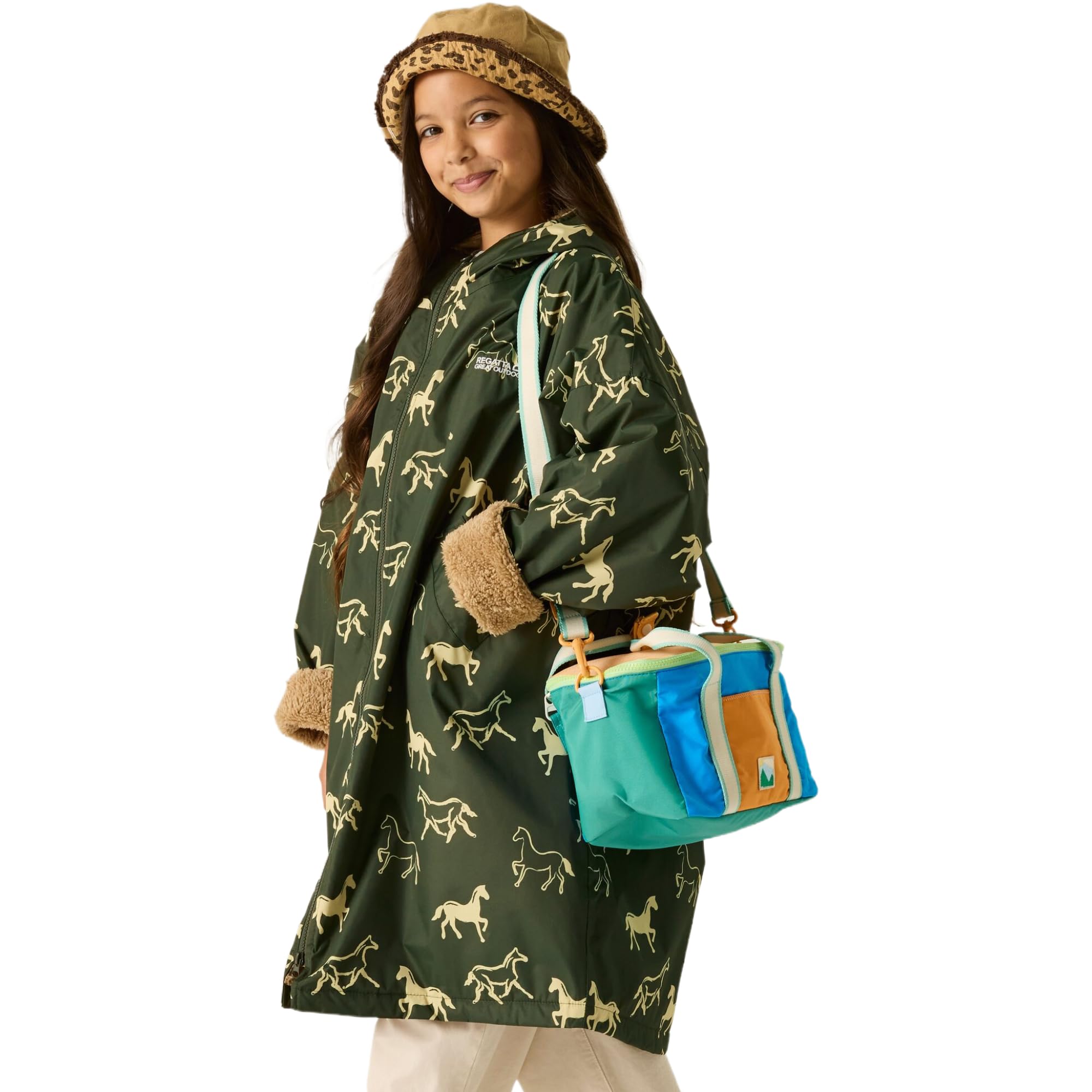 Regatta  Kids Kids Waterproof Windproof Changing Robe - Drkkhhrses - 5-9 Years