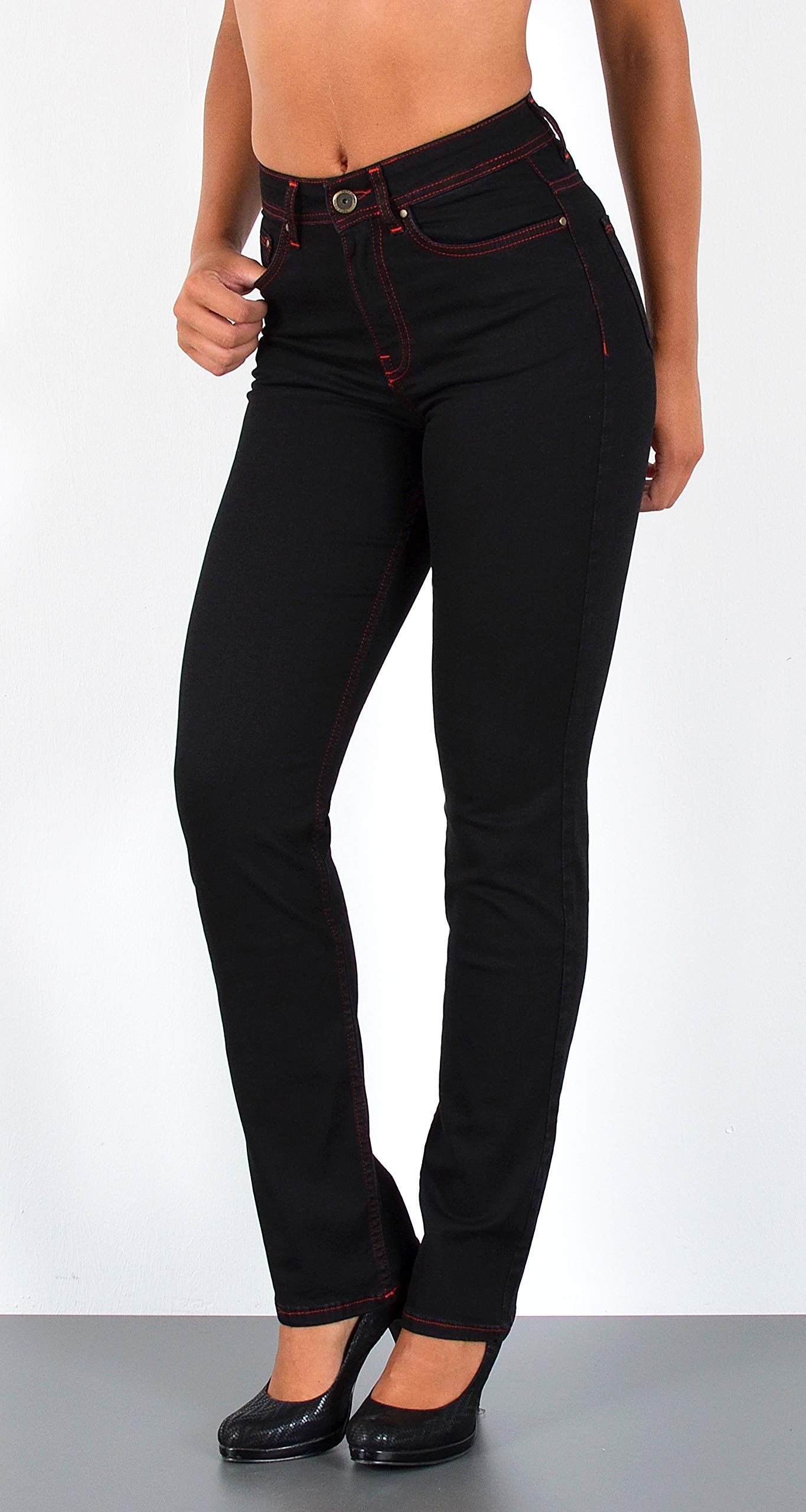 Jean Femme Dorit Jean Femme Taille Haute Femme Jean Jean Femme Taille Elastique Jeans Femme Straight Jeans Femme Taille Haute Femme Jean High-Waist Jean taille haute femme Jean grande taille G600