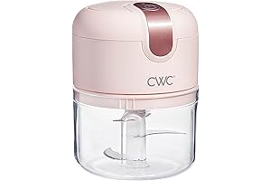 COOK WITH COLOR Pink Pink Food Processor 8 Oz - Wireless Food...