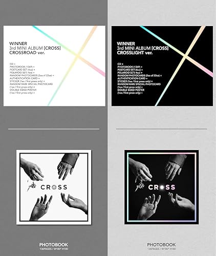 Miniatura 2 de Ganador de YG - Cruz CROSSLIGHT ver. Álbum de fotos de 3 minúsculas+póster plegable de doble cara+juego de tarjetas extra de doble cara