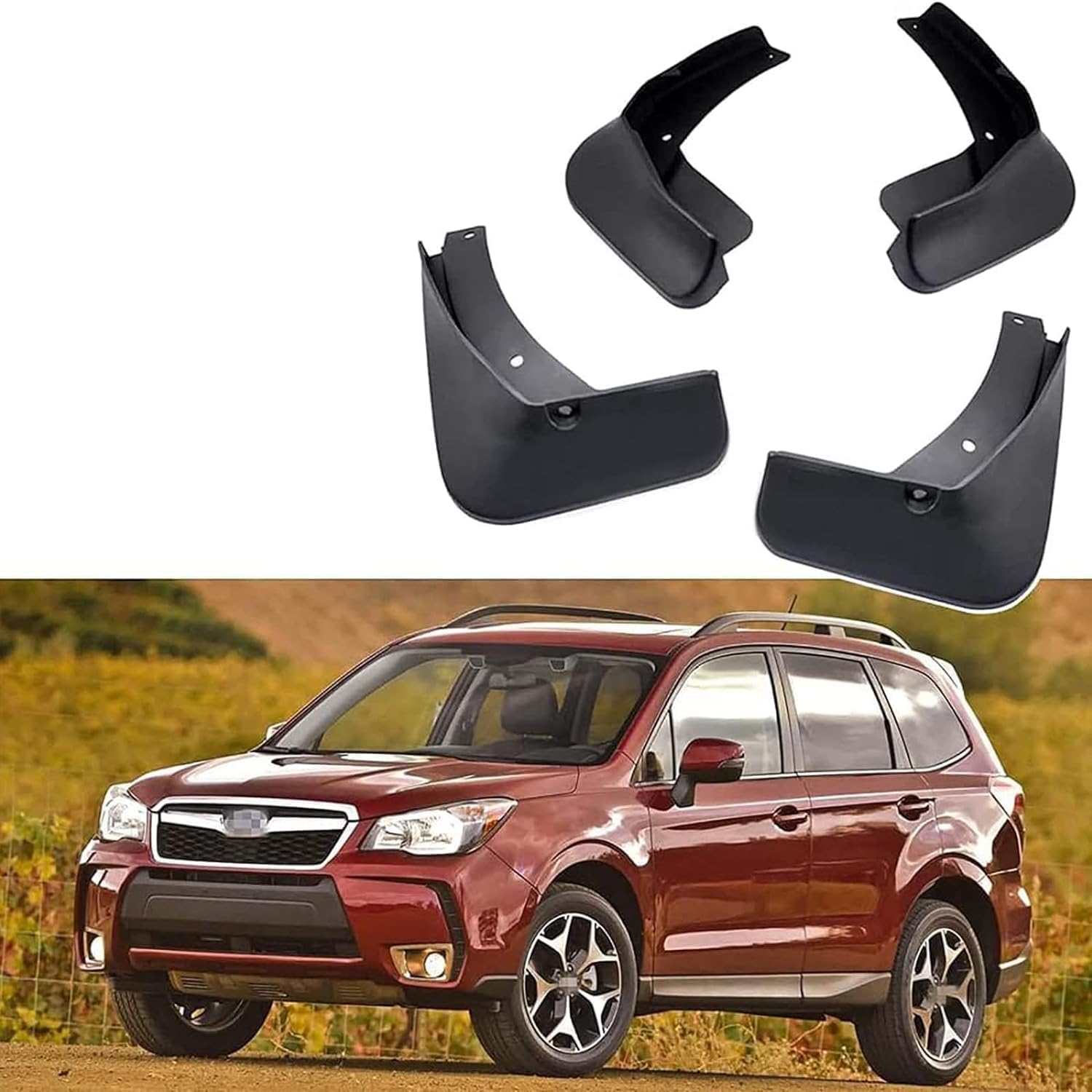 Guardabarros para Subaru Forester 2014-2018: faldillas para tus rutas todo clima