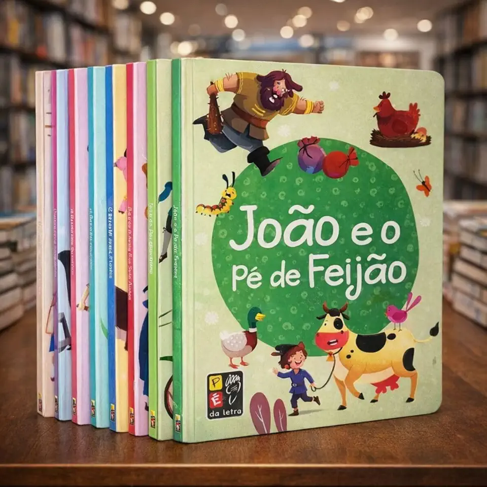 Coleção 8 Livros | Contos De Fadas Clássicos | Livro Cartonado