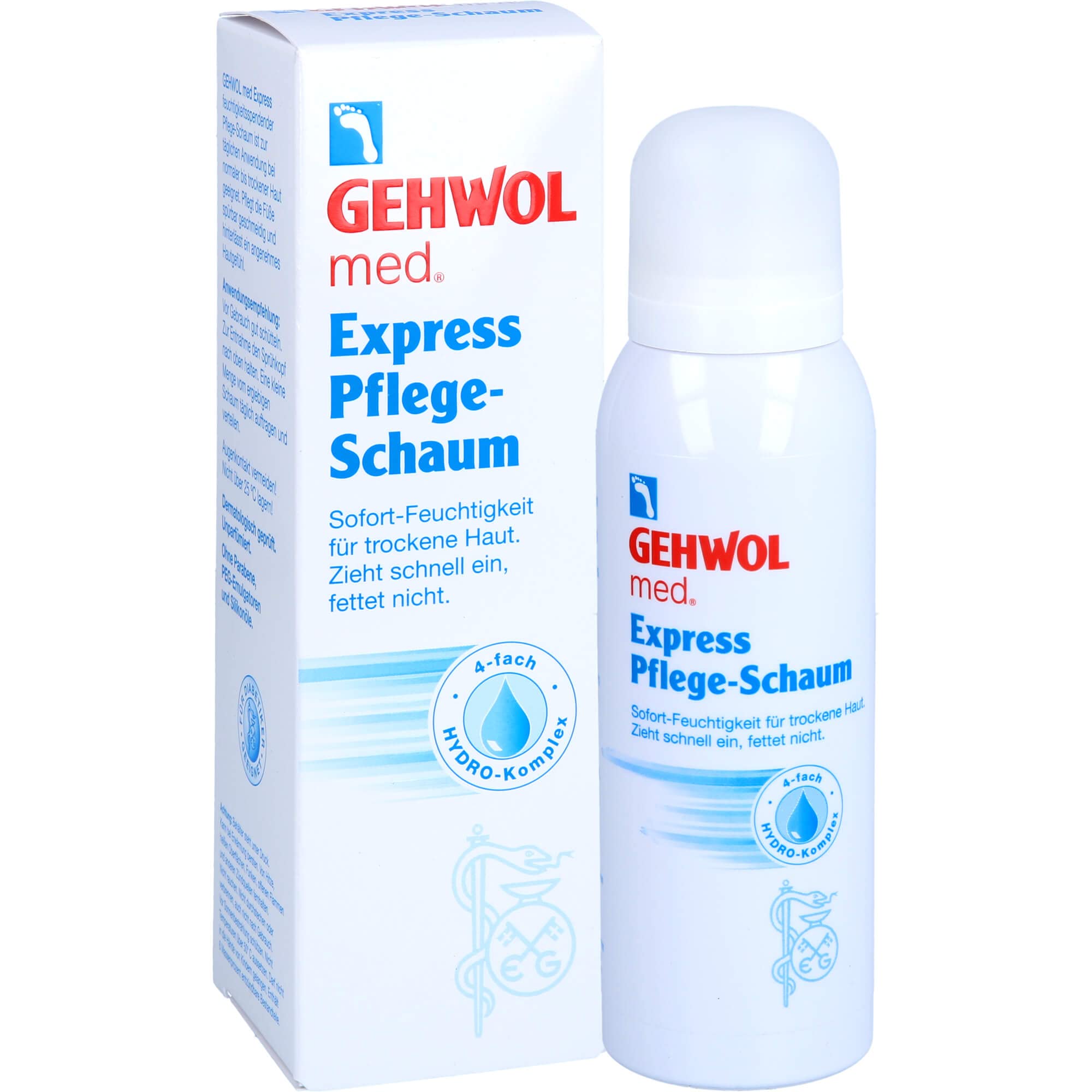 GEHWOL med Express Pflege-Schaum, 125 ml Espuma